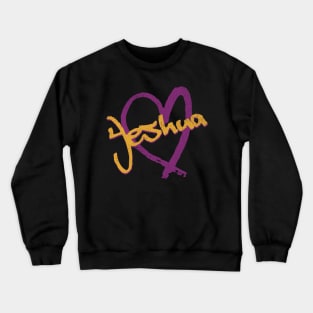 I Love Yeshua Vintage 80's & 90's Purple and Dijon Crewneck Sweatshirt